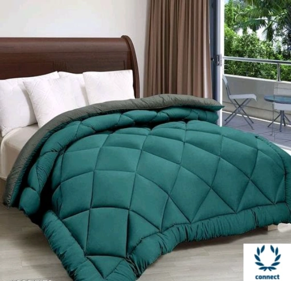 SIE HIGHLY Branded 250 GSM Luxury Premium Microfiber Soft Reversable DOUBLE BED (90*100 INCH) All Season Comforter_Blanket/RAJAI/Quilt(Blue&Maroon) ) - Free Size, Microfabric, Pack of1, Blue & Maroon